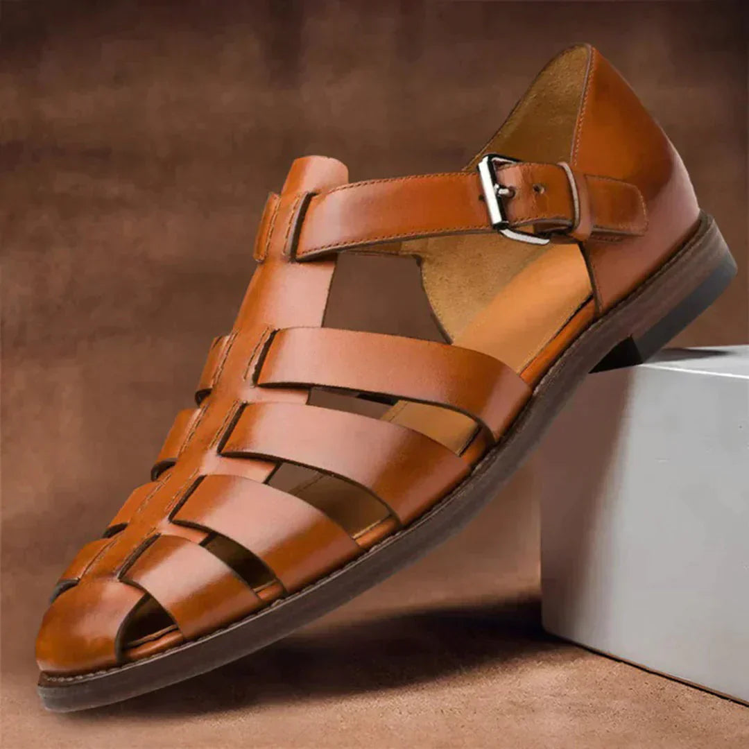 Hubert - Summer leather sandals for men