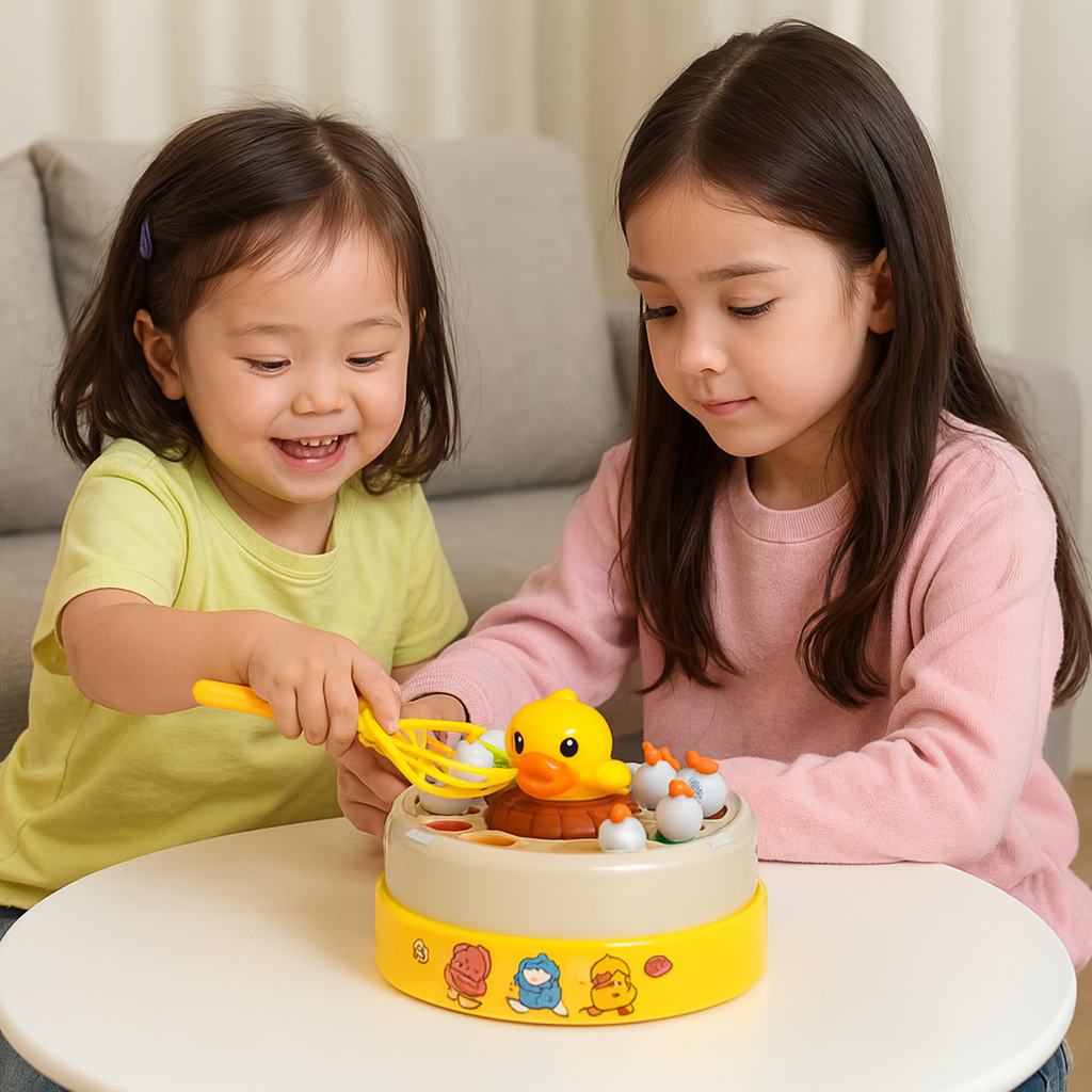 Gioco interattivo per bambini: cattura l'anatra