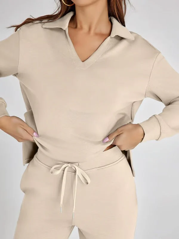 Romy - Two-Piece Lounge Set with Collar