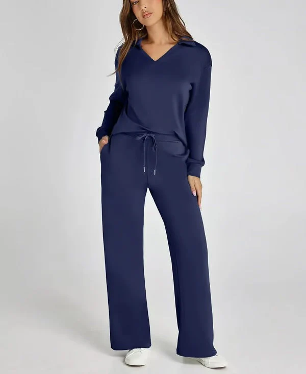 Romy - Two-Piece Lounge Set with Collar