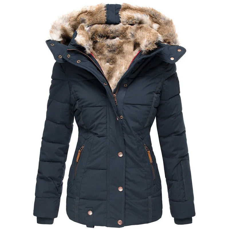 Hooded Puffer Jacket for Women - Image 4