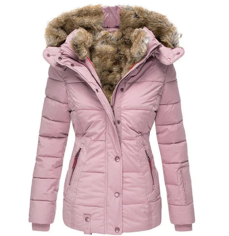 Hooded Puffer Jacket for Women - Image 7
