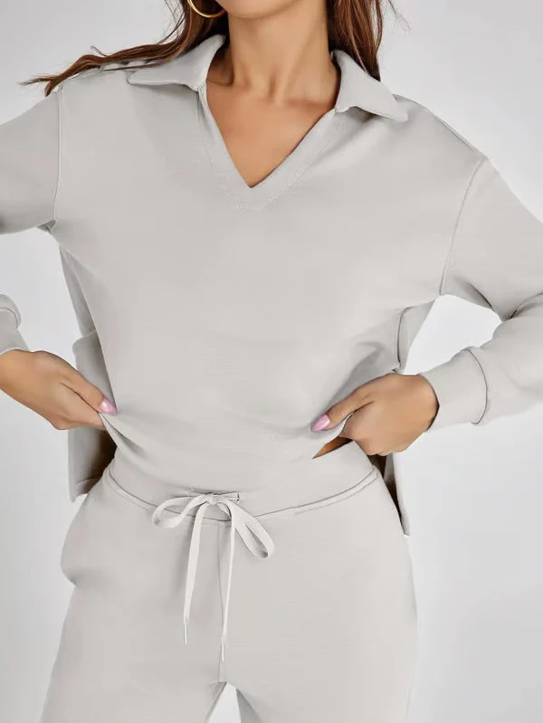 Romy - Two-Piece Lounge Set with Collar