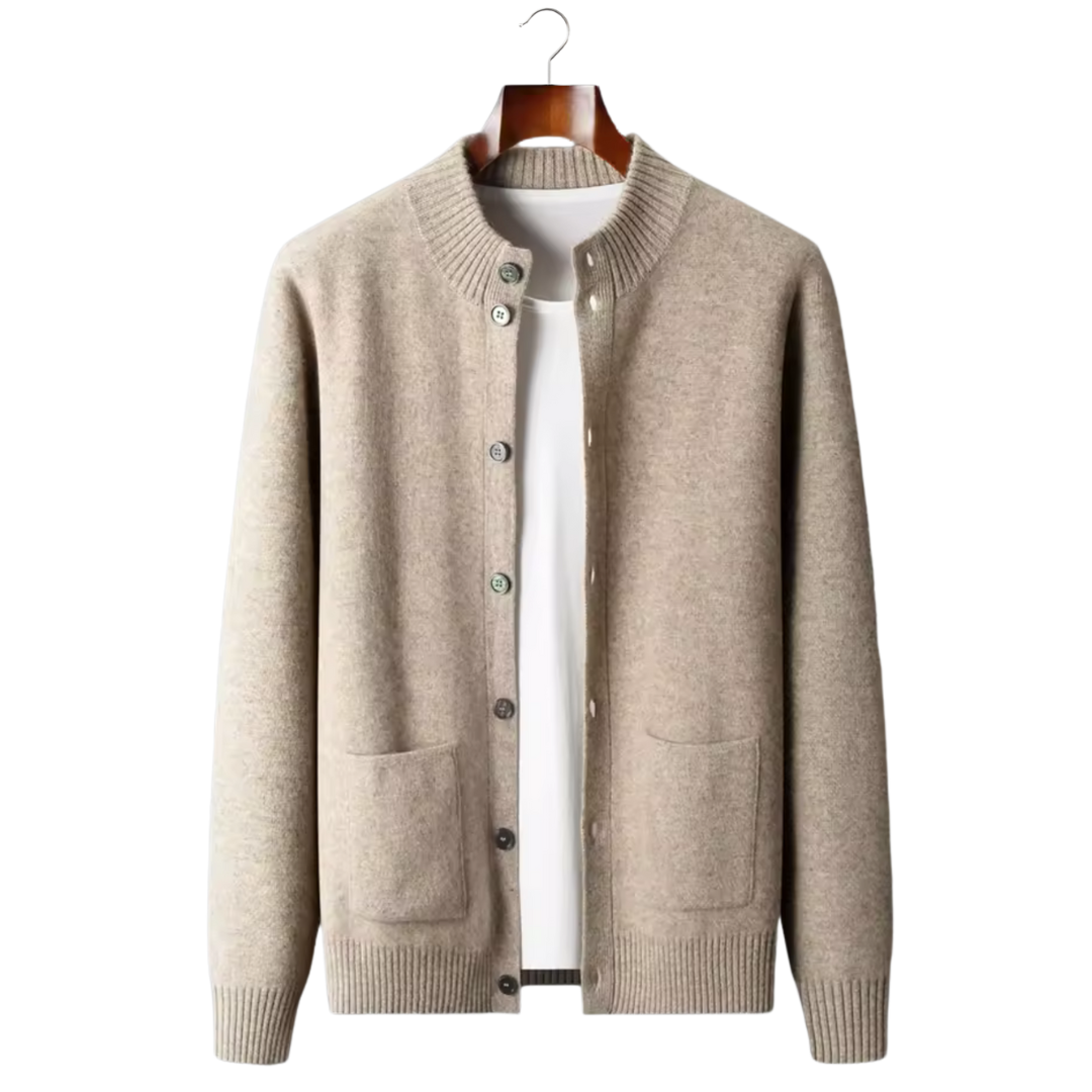 Button-Down Sweater Cardigan for Men - Image 1