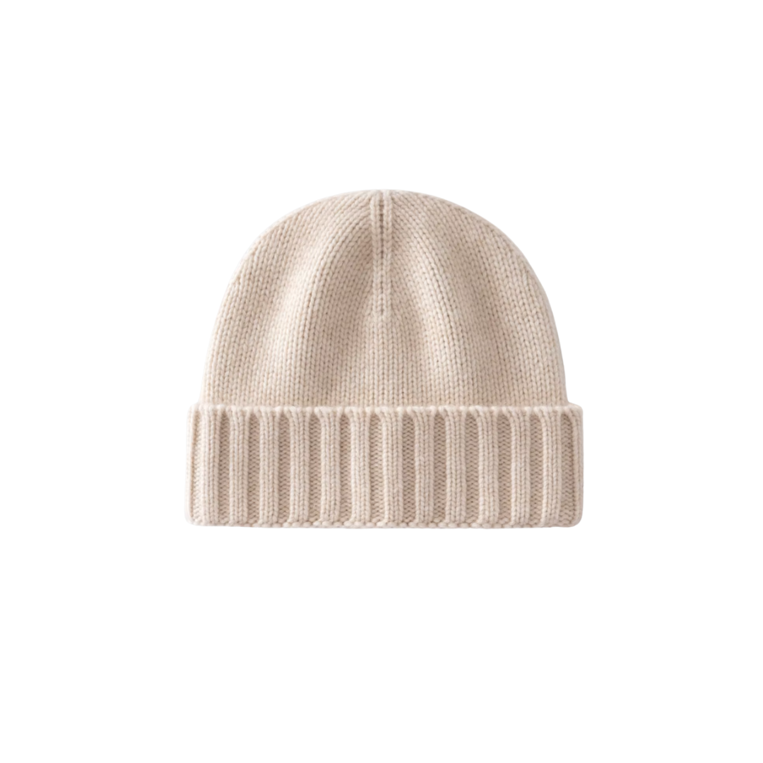 Ribbed Knit Beanie for Women - Image 1