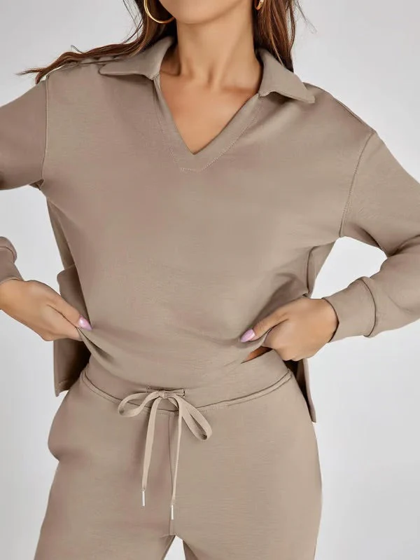 Romy - Two-Piece Lounge Set with Collar