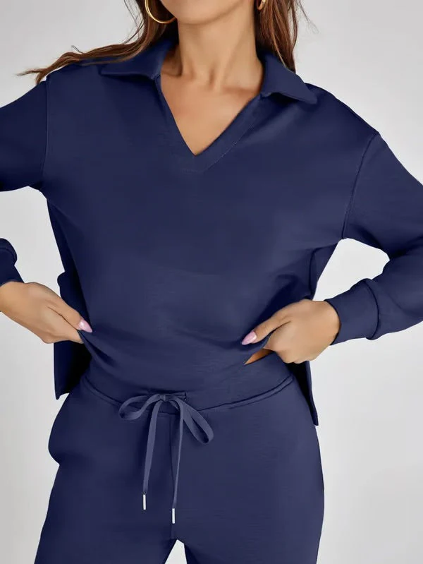 Romy - Two-Piece Lounge Set with Collar