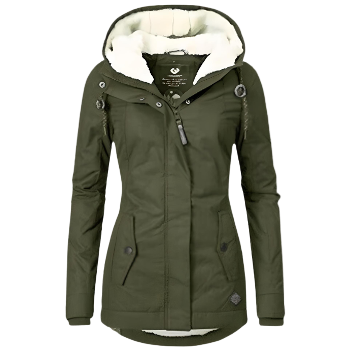 Océane | Manteau d'hiver long et imperméable pour femme