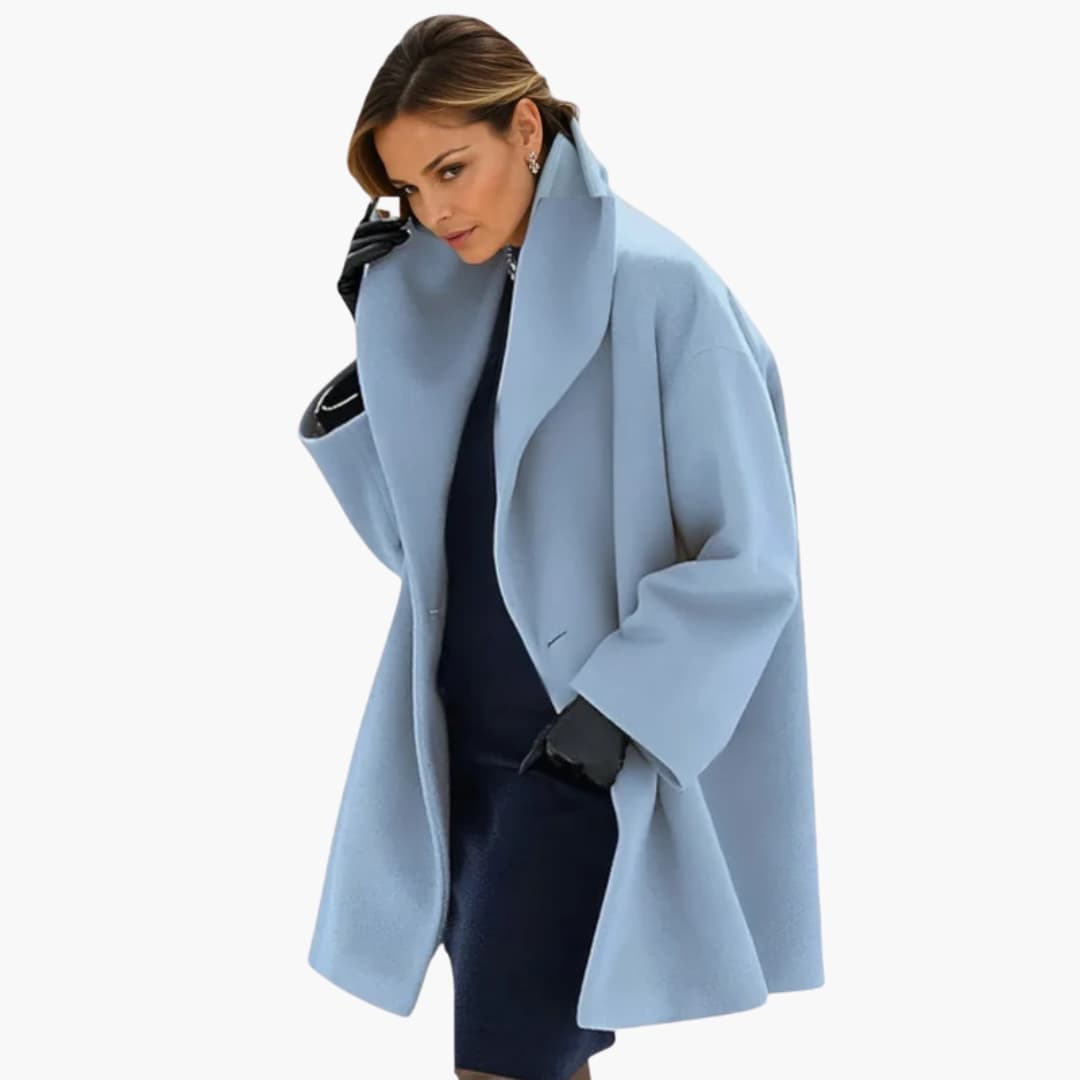 Oversized Cocoon Coat for Women - Image 1