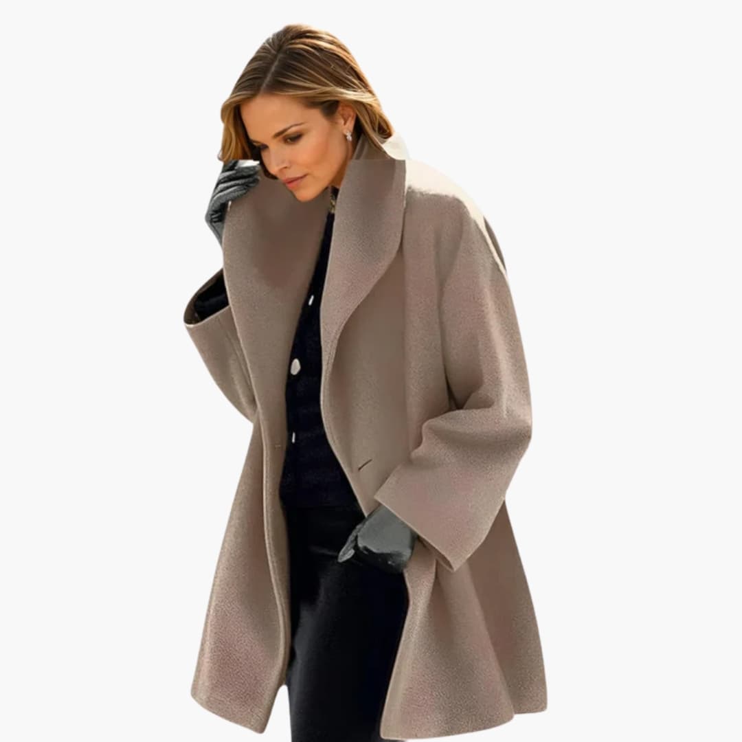 Oversized Cocoon Coat for Women - Image 10