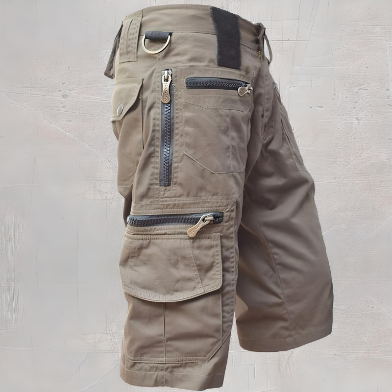 Durable men's tactical shorts - ideal for outdoor activities and hiking