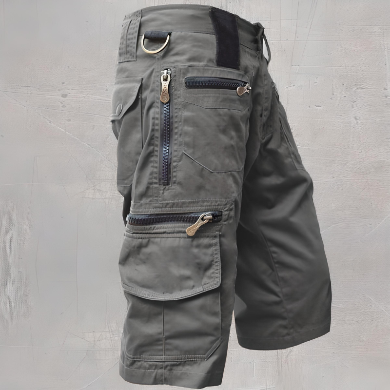 Durable men's tactical shorts - ideal for outdoor activities and hiking