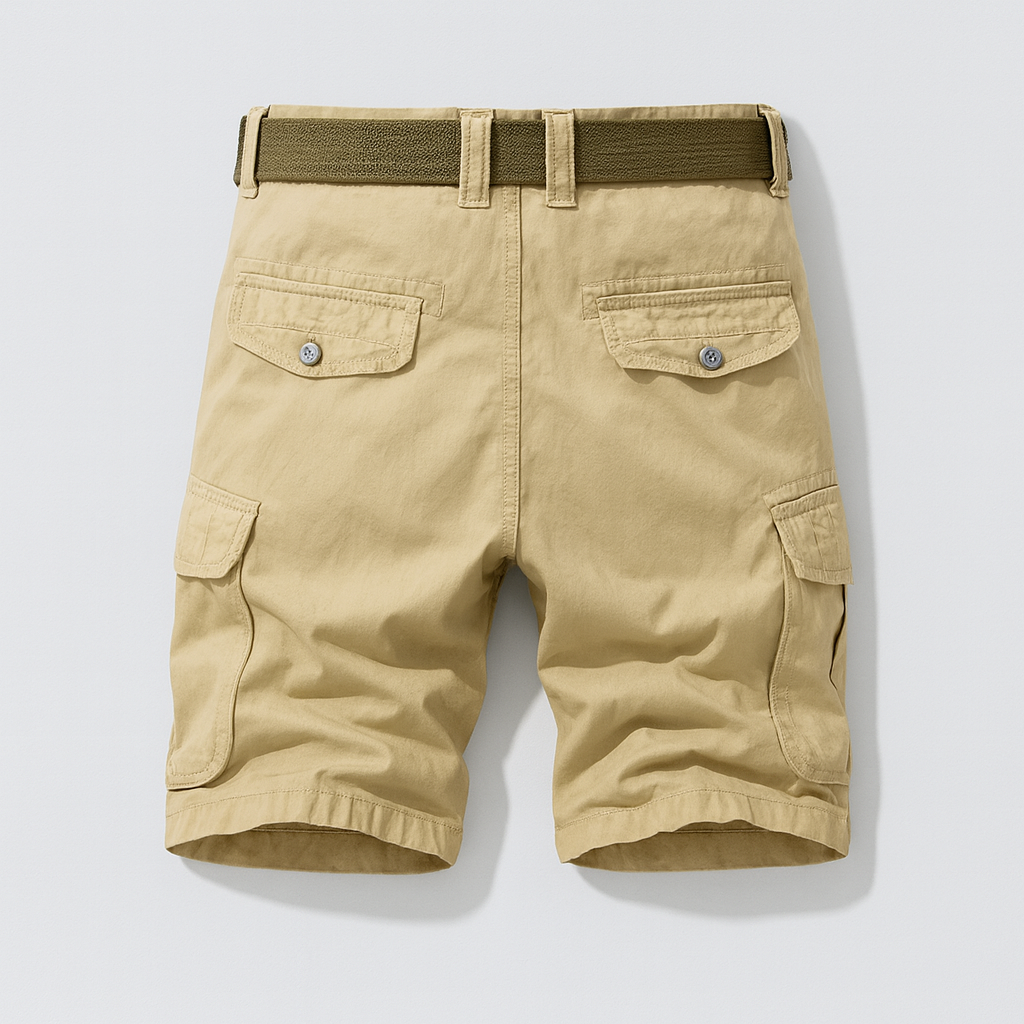 Cargo short khaki back