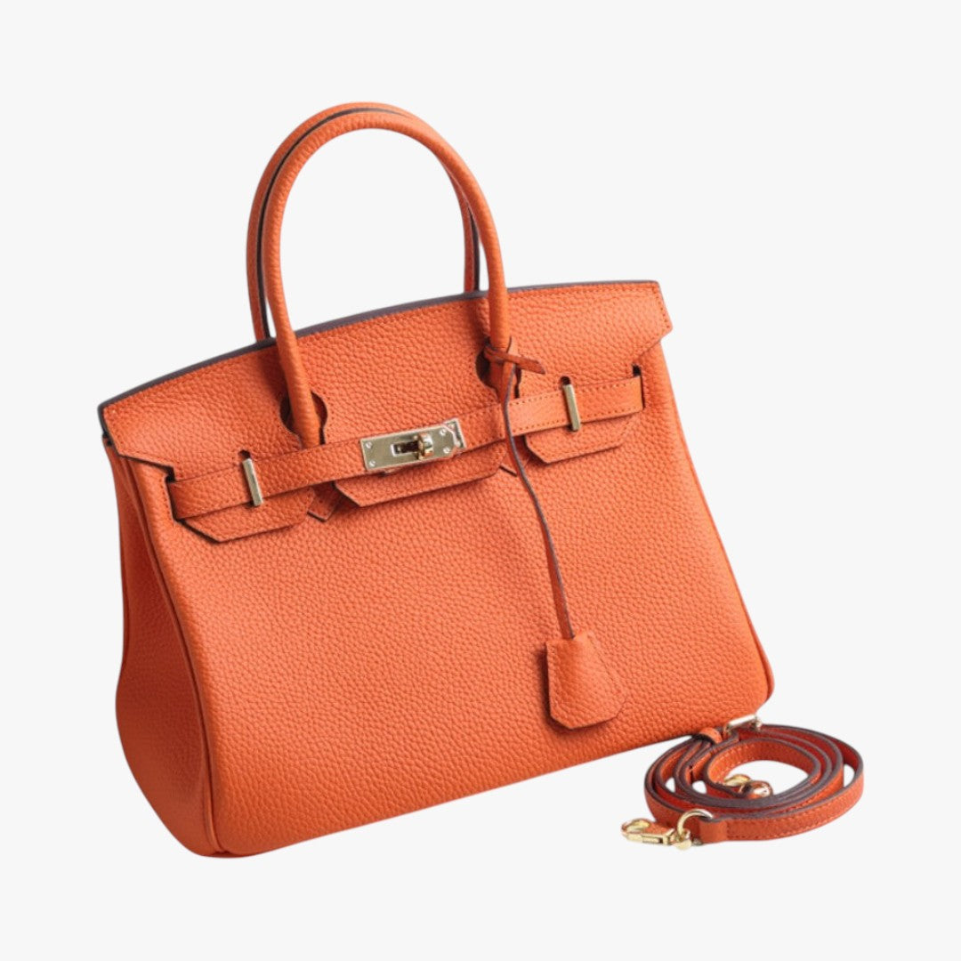 Leather designer bag for women