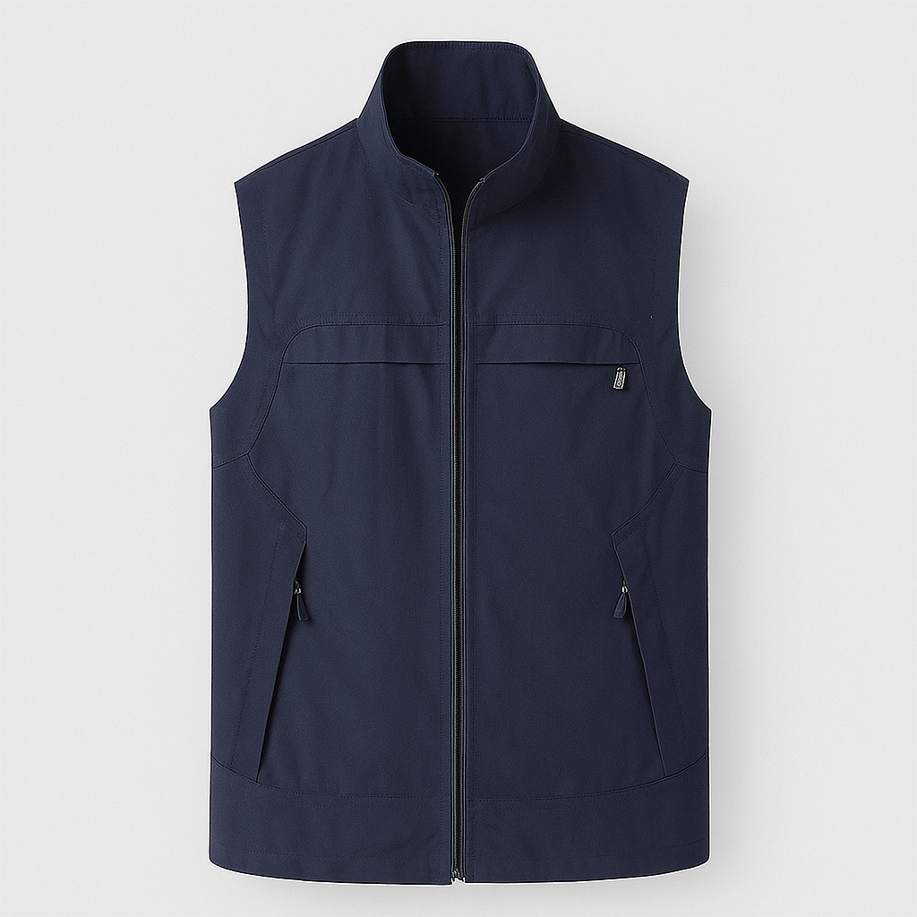 Men's vest navy blue