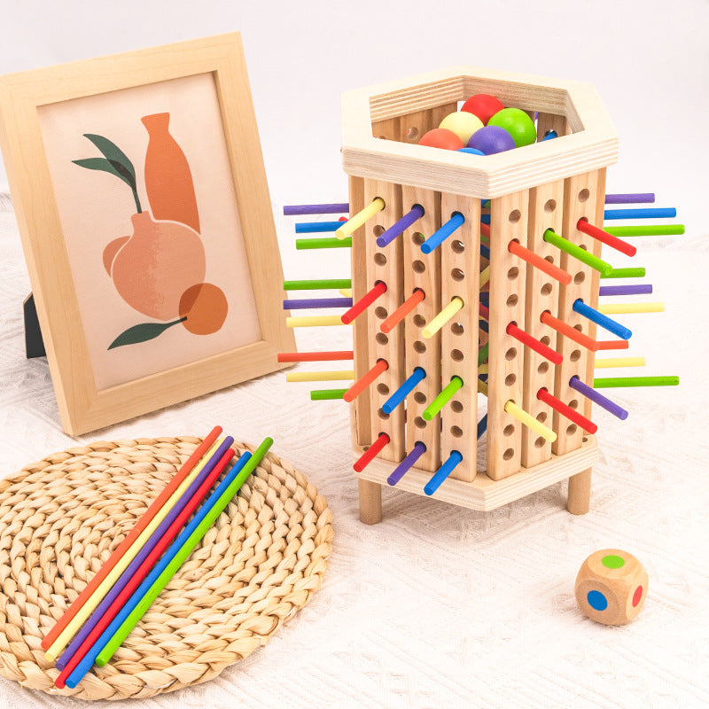 Coloring tower Montessori toy