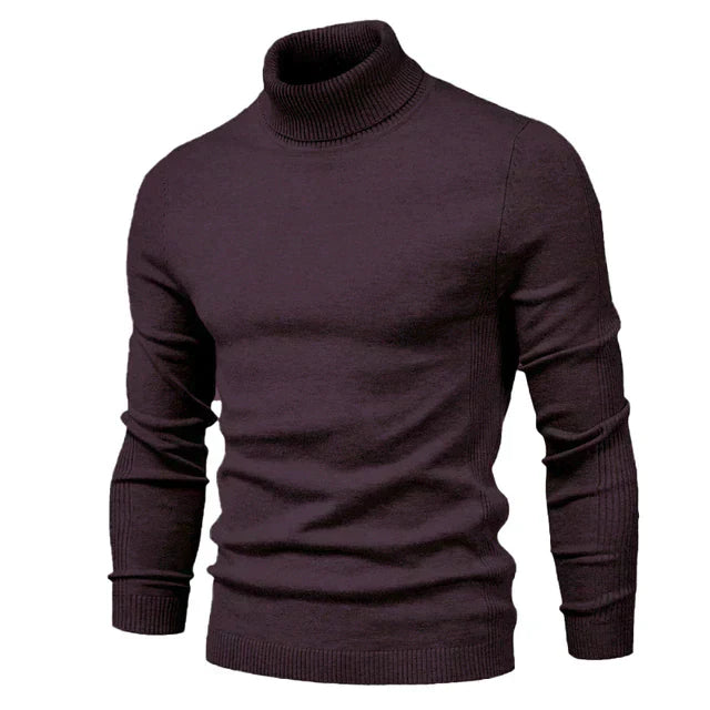 Slim Fit Ribbed Knit Sweater for Men - Image 4