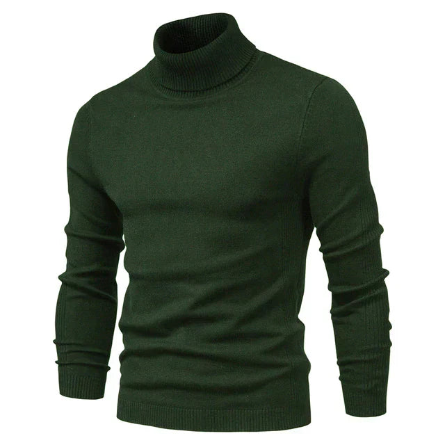 Slim Fit Ribbed Knit Sweater for Men - Image 5