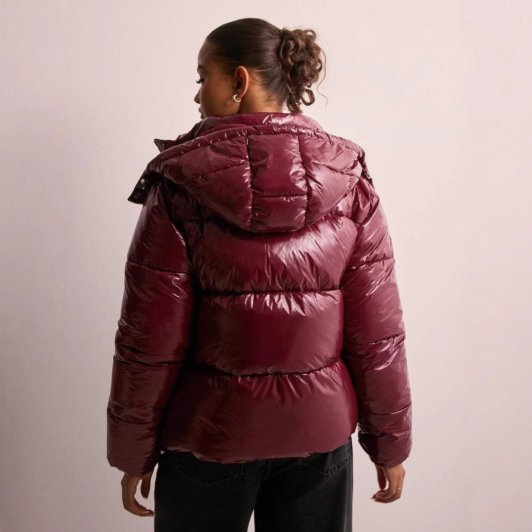 Hooded Puffer Jacket for Women - Image 5