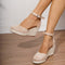 Elara - Flat women's sandals with straps