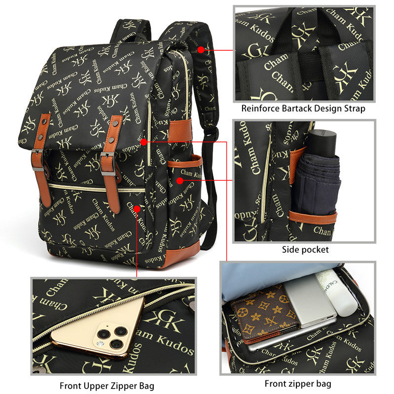 TrendyCharm Personalized Backpack - Practical & Stylish