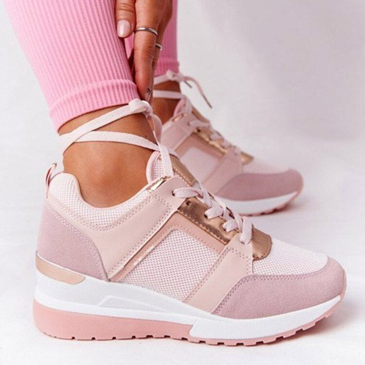 Women's wedge sneakers | Platform comfortable walking shoes