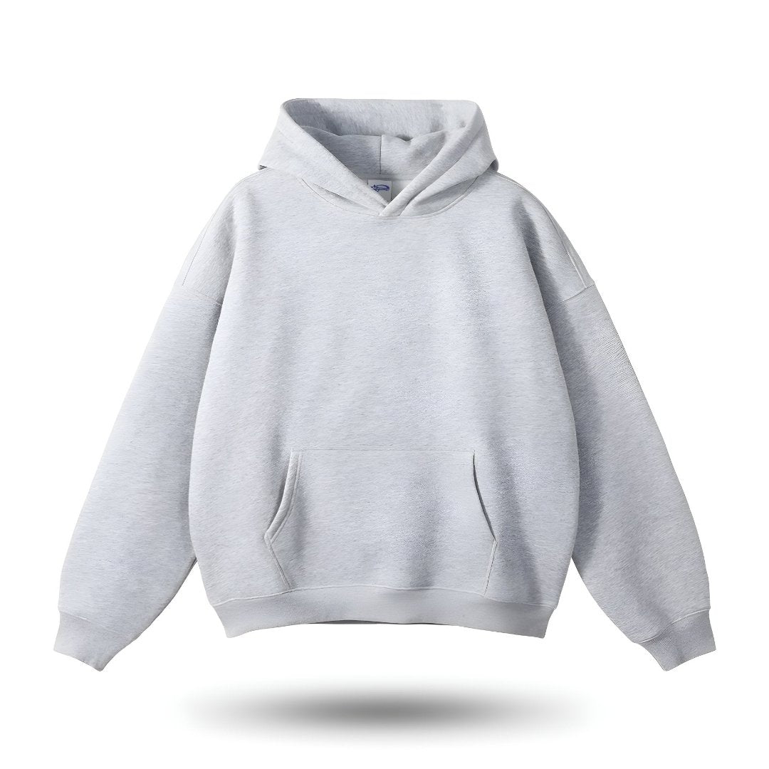 Oversized hoodie with kangaroo pocket