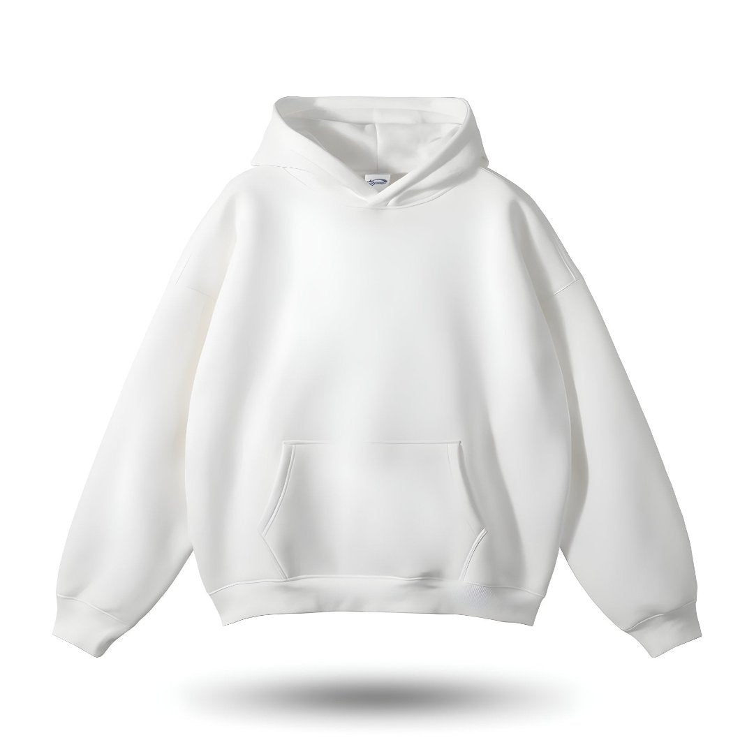 Oversized hoodie with kangaroo pocket
