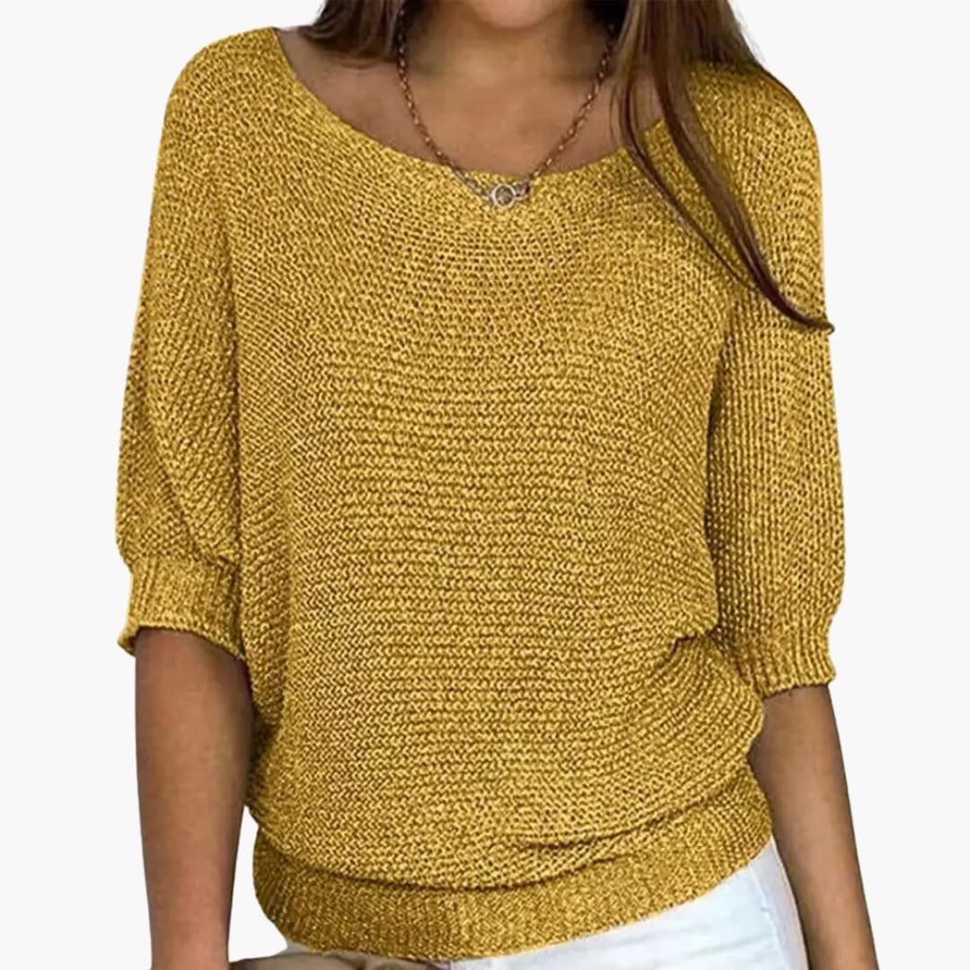 Scoop Neck Blouse for Women - Image 4