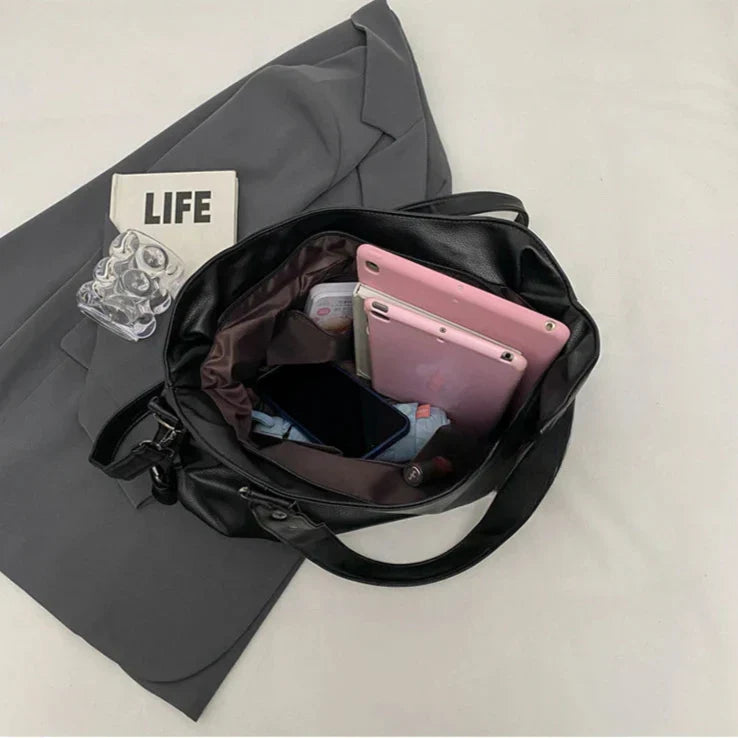 Lunelle - Large soft leather bag