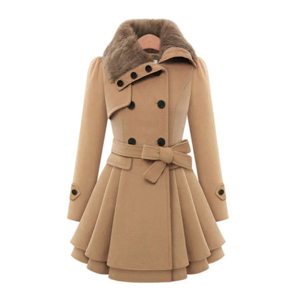Emily - Women's trench coat with slim fit | Stylish coat