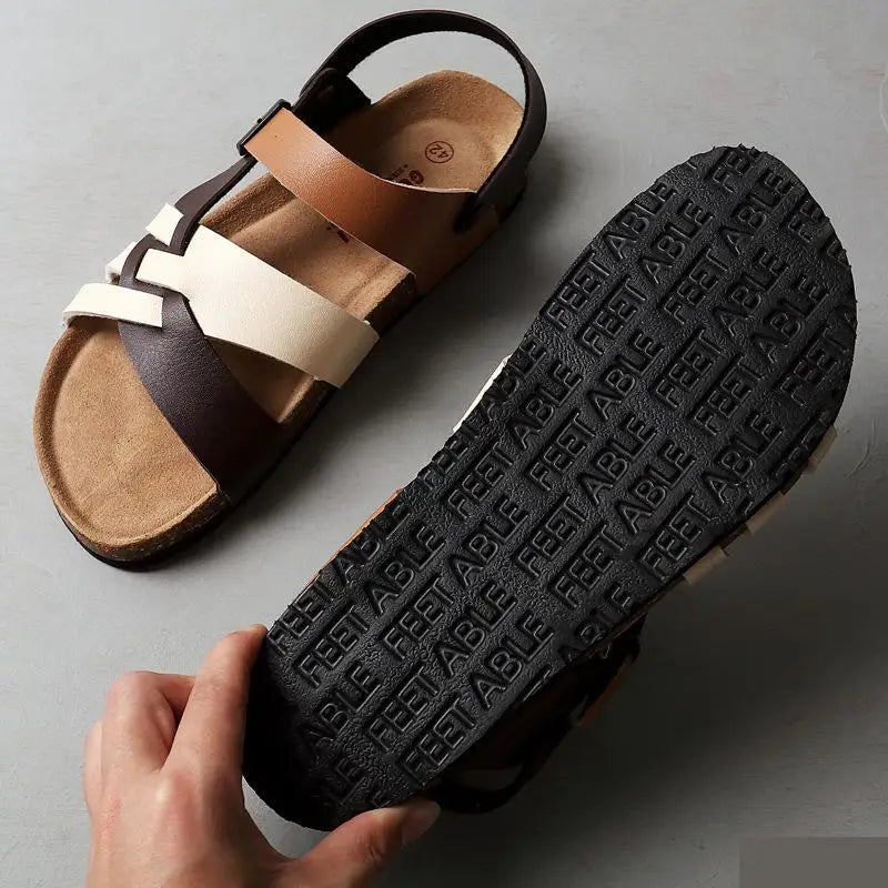 Premium leather orthopedic sandals - anatomic comfort | Women & Men