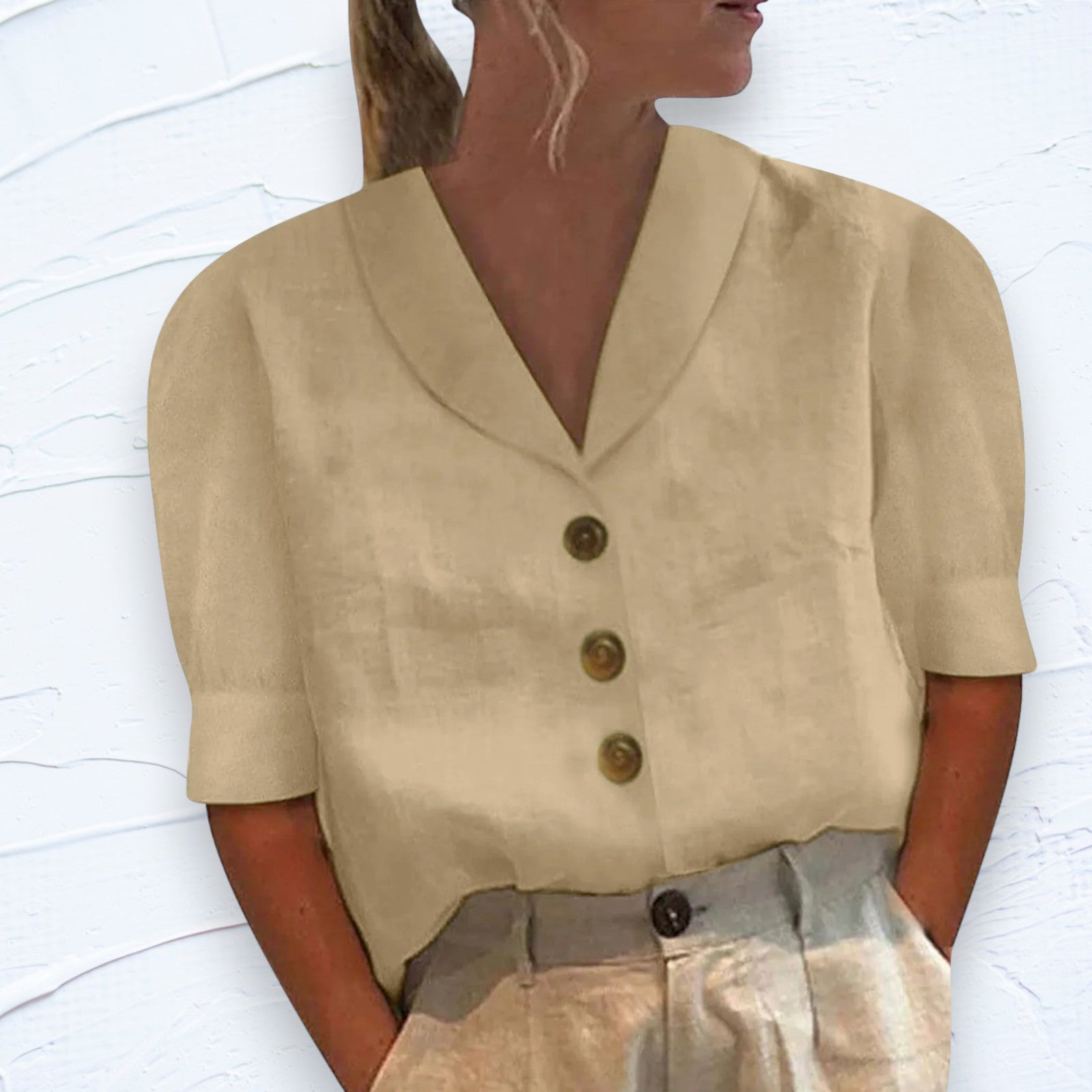 Elegant linen top - Eryn
