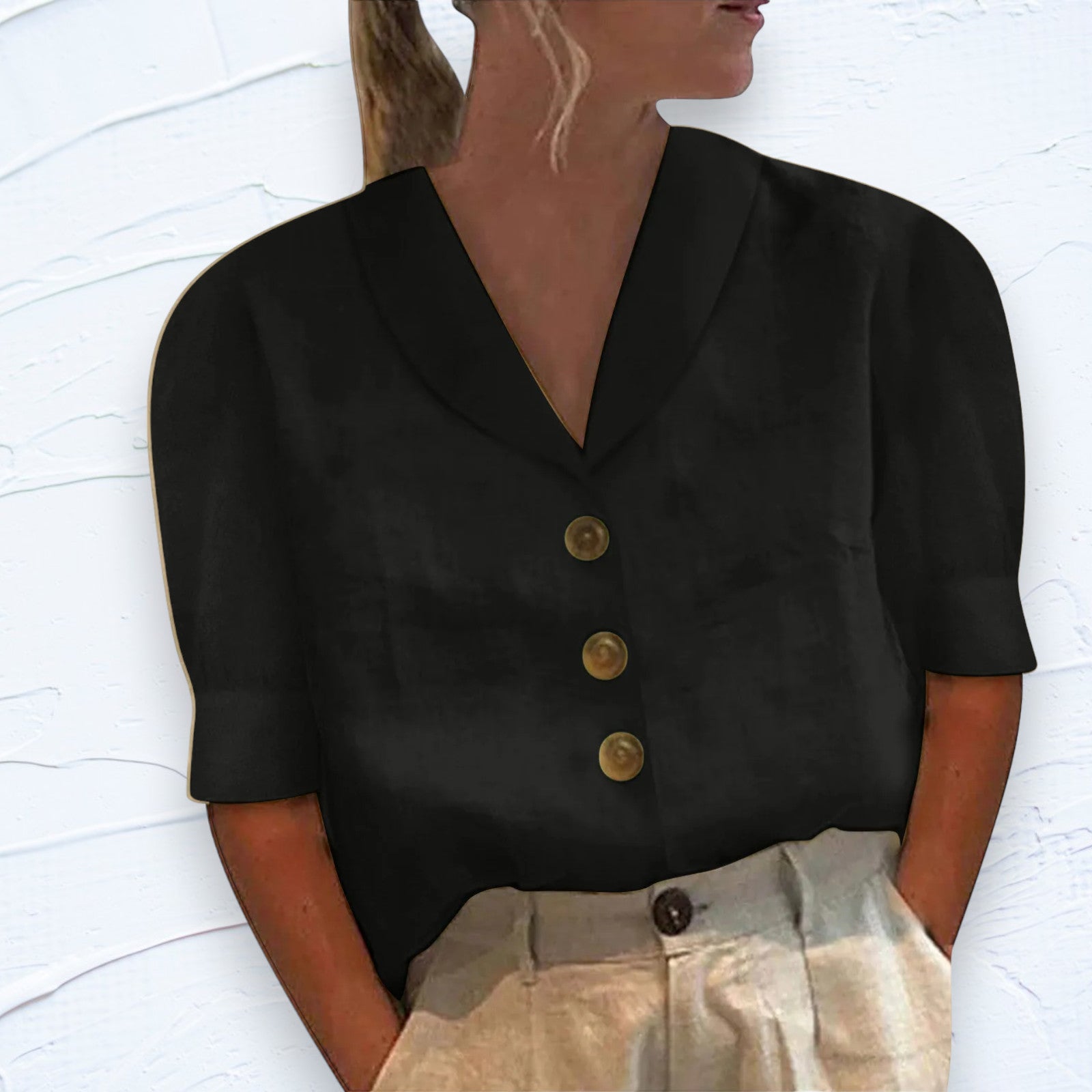 Elegant linen top - Eryn