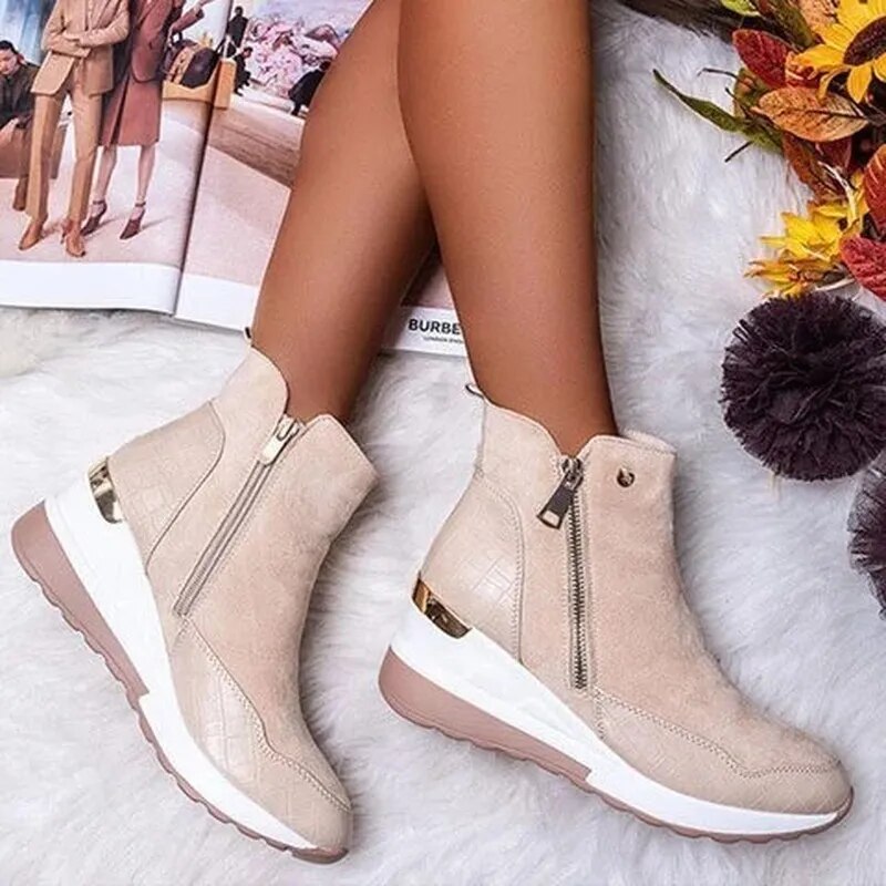 Orthopedic winter boots for women - warm, waterproof and supportive