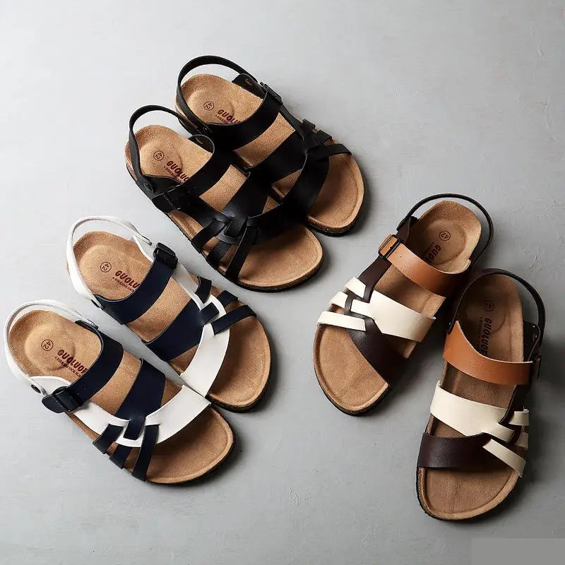 Premium leather orthopedic sandals - anatomic comfort | Women & Men