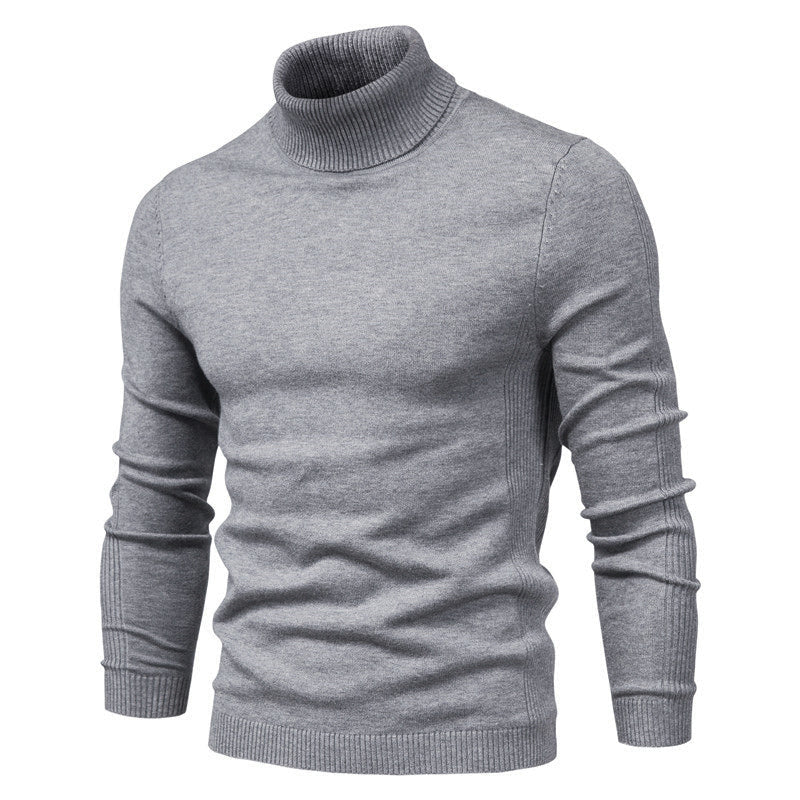 Slim Fit Turtleneck Sweater for Men - Image 8