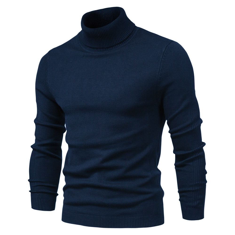Slim Fit Ribbed Knit Sweater for Men - Image 6