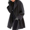 Stylish long winter coat for women with buttons | Perfect for cold days