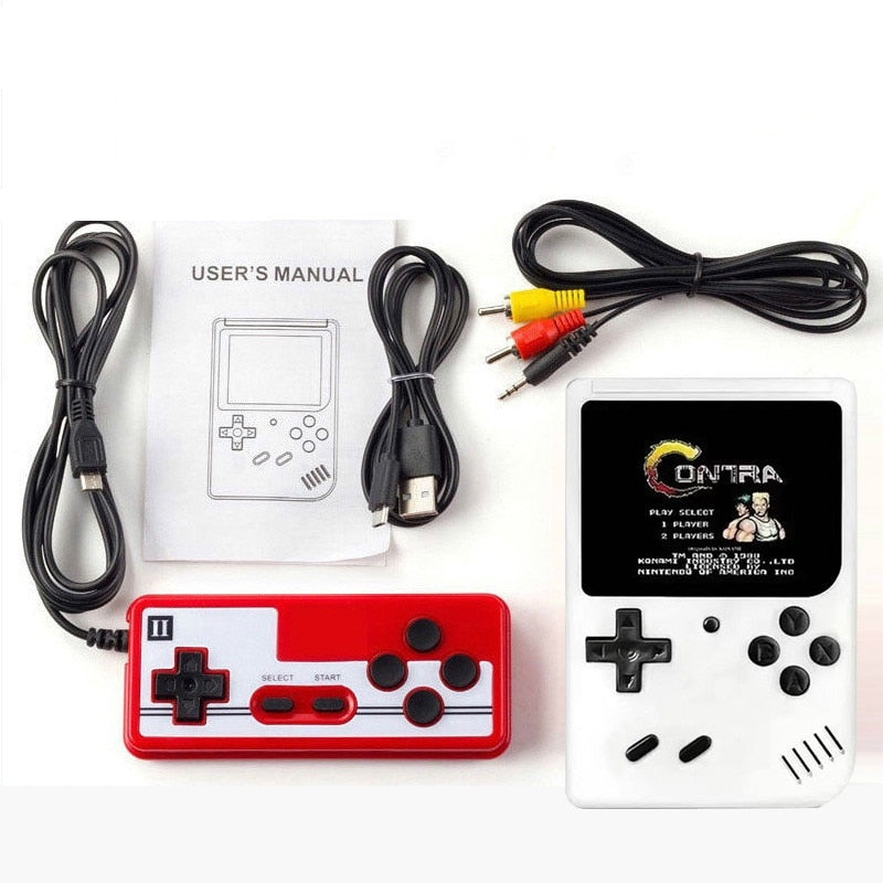 Consolă de jocuri retro portabilă cu 400 de jocuri