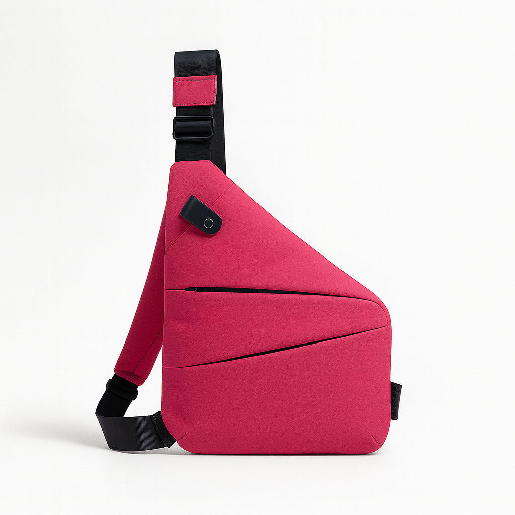 Crossbody shoulder bag fuchsia