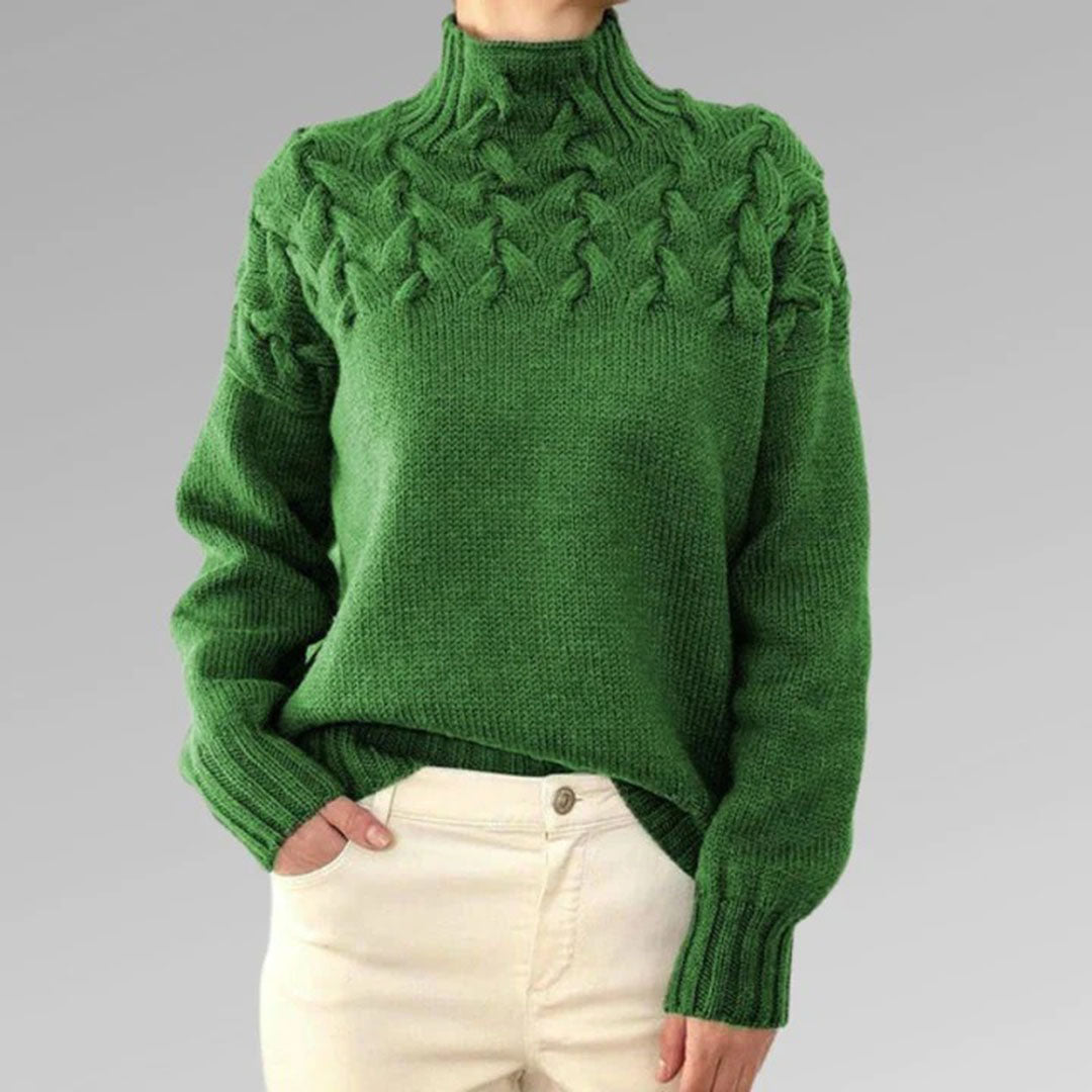 Hillegonda | Měkký oversized rolákový svetr