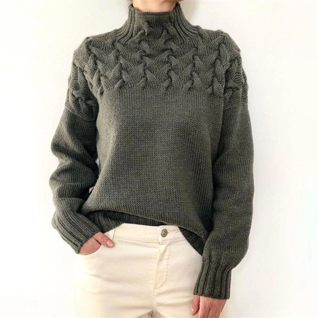 Hillegonda | Měkký oversized rolákový svetr