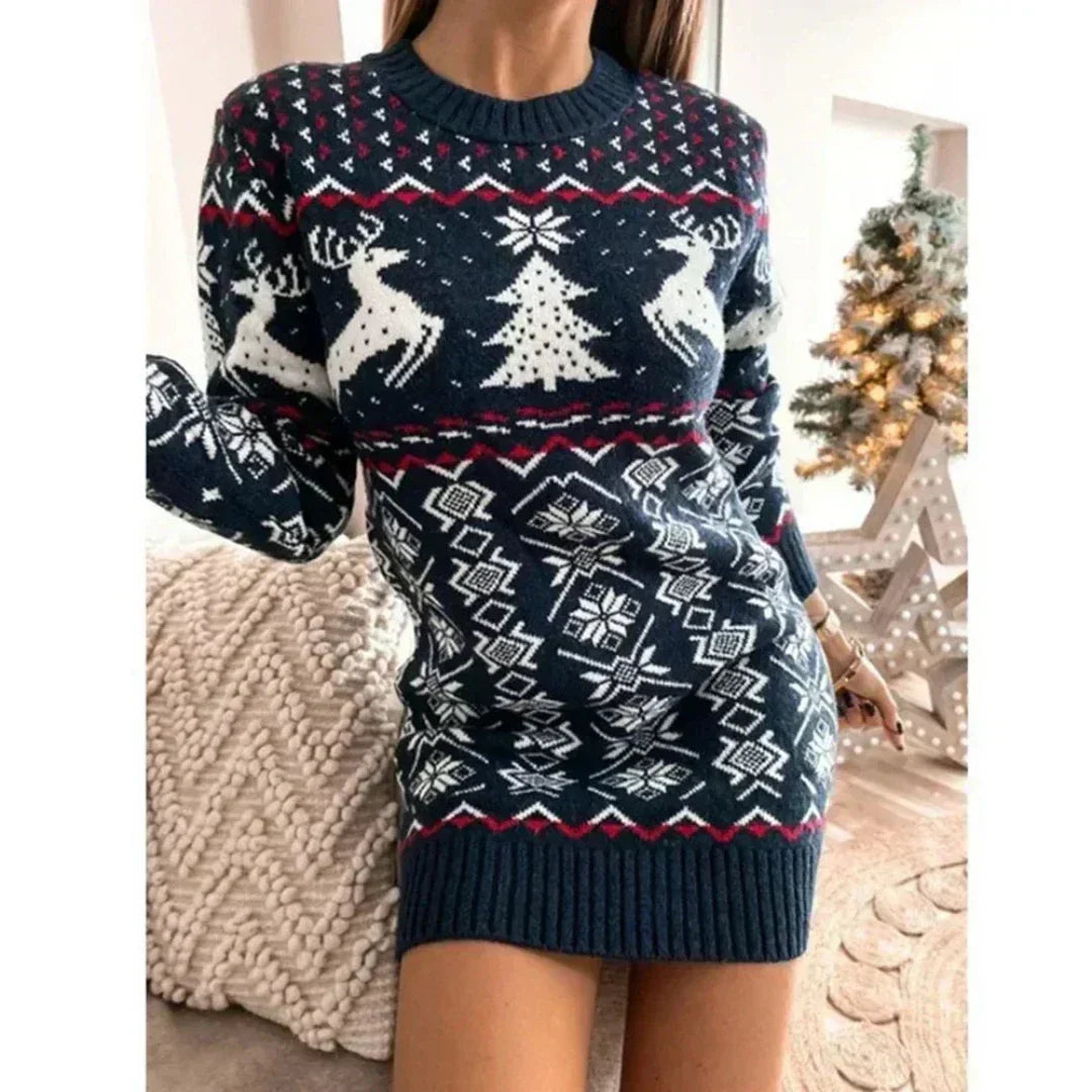 Vestido de Navidad de punto para mujer | Cálido, festivo y maravillosamente cómodo