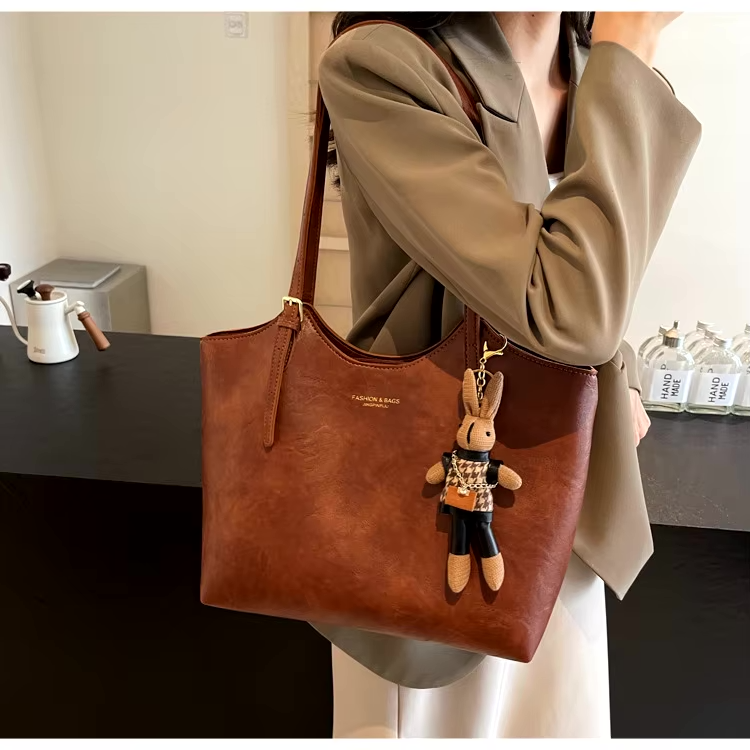 Rabbit Charm Tote Bag for Women - Image 9