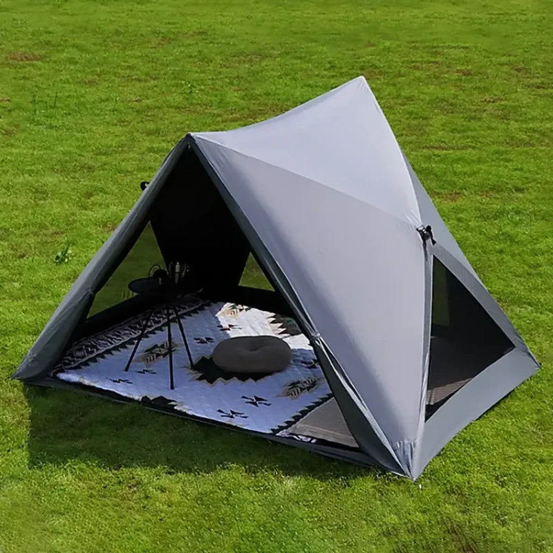 Cort de camping Pop Up cu design de adăpost la soare