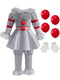 Halloween Clown Costume | Victorian Style Dress with Ruffles