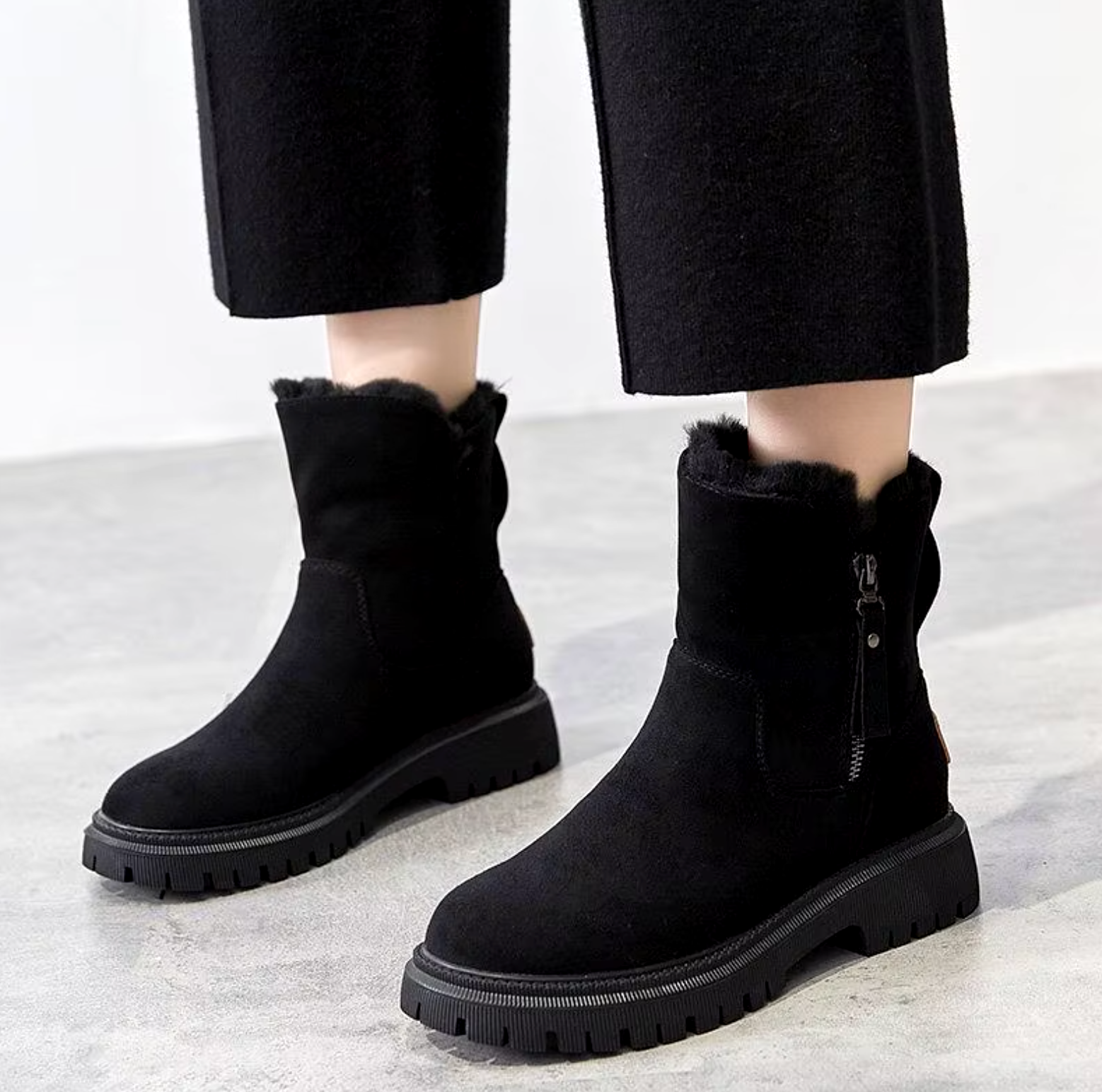 Lug Sole Ankle Boots for Women - Image 11