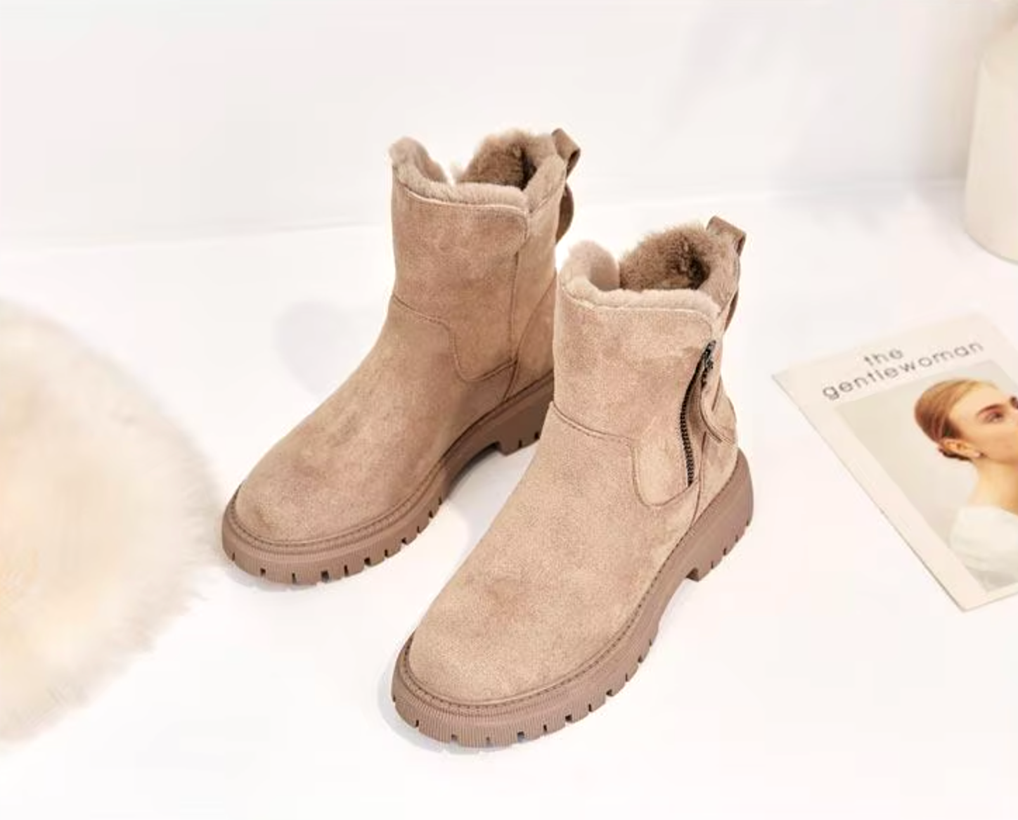 Lug Sole Ankle Boots for Women - Image 9