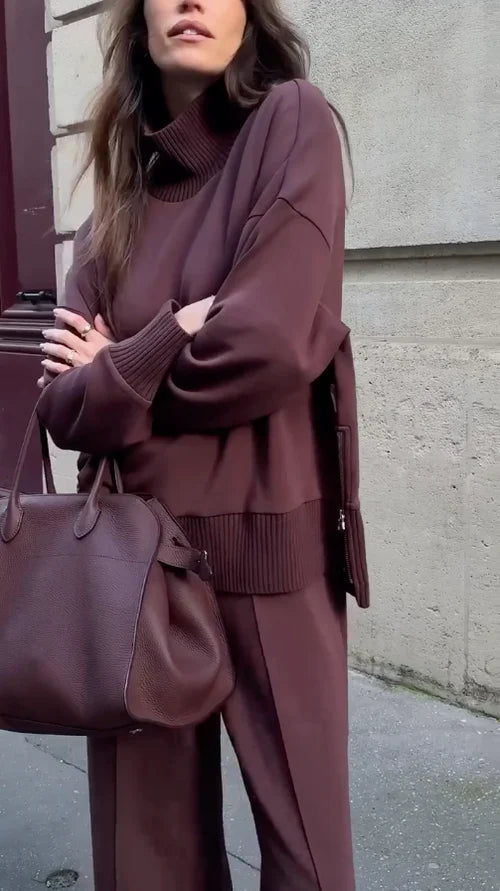 Γυναικείο κομψό σετ Lina Loungewear - Η άνεση συναντά την κομψότητα για το σπίτι